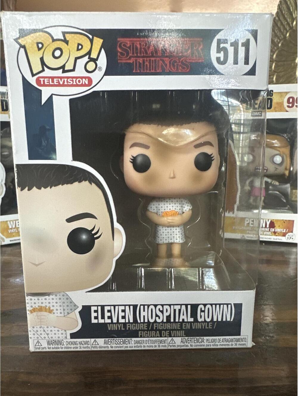 Funko Pop! Television Stranger Things Eleven (Hospital Gown) #511 Vinyl Figure